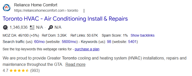 affordable seo toronto